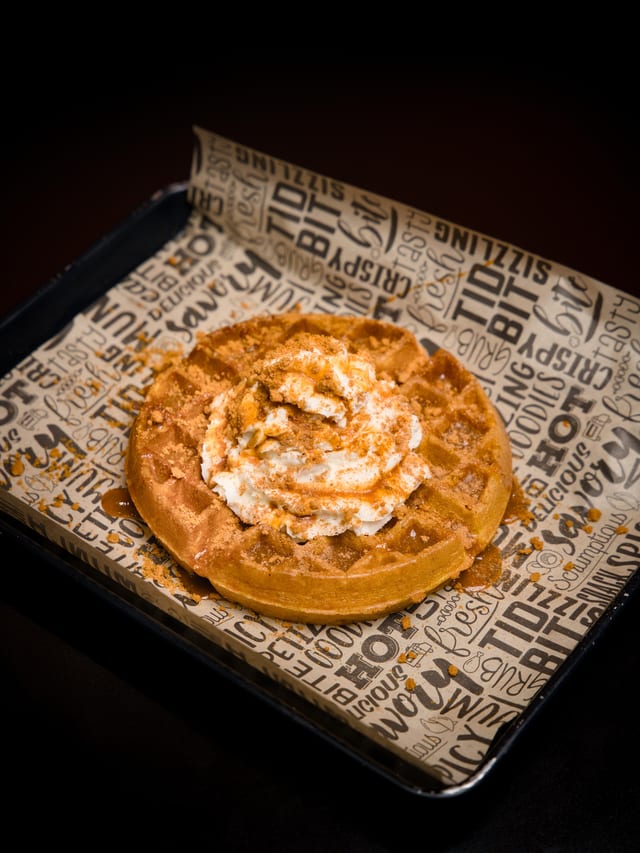 New* Pumpkin Pie Waffle.