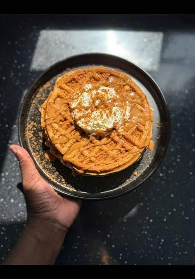 Biscoff Dessert Waffle.